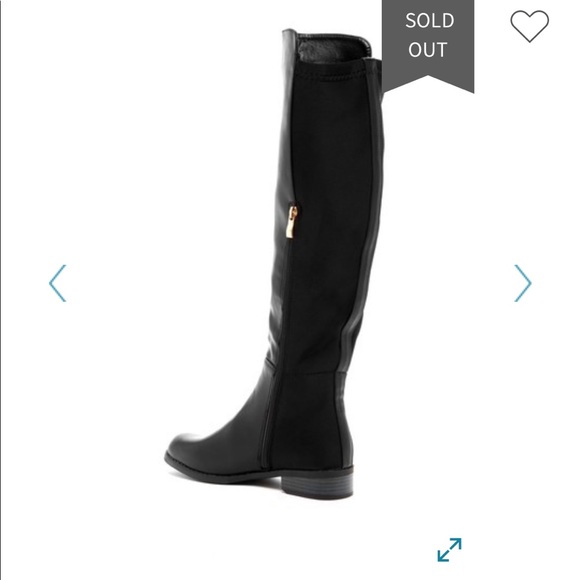 WOMENS BLACK Bucco Arabelle Heeled Boots Size 6.5🖤👢 - Picture 2 of 4